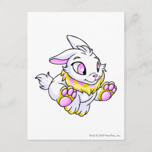 Cybunny Yellow Postkarte