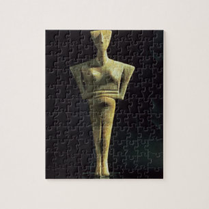 Cycladic weibliche Zahl, von der Insel von Amorgo,