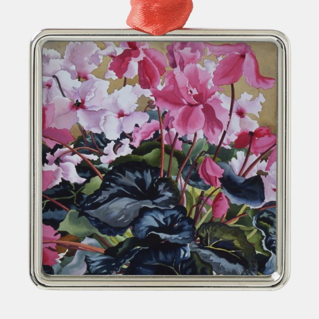 Cyclamen 2004 ornament aus metall (Vorne)