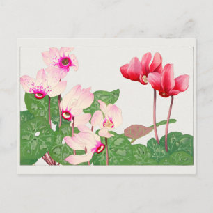Cyclamen von Tanigami Konan Postkarte