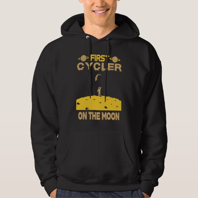 Cycler On The Moon Hoodie (Vorderseite)