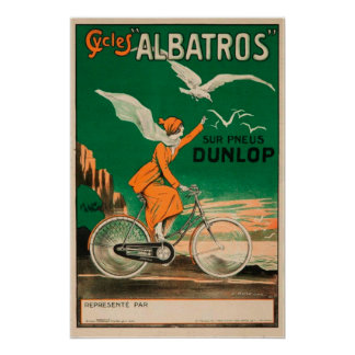 Cycles Albatros Vintage Poster