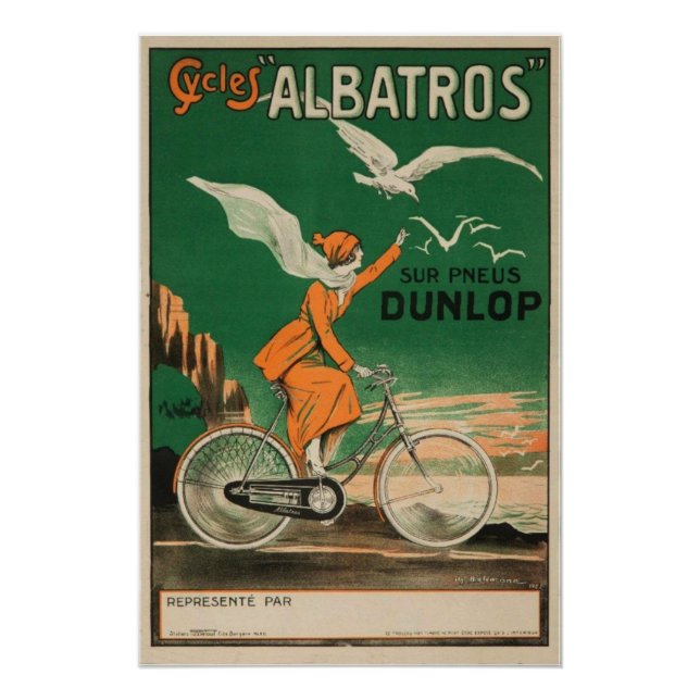Cycles Albatros Vintage Poster (Vorderseite)