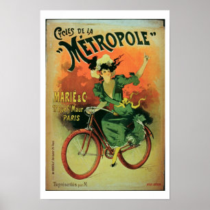 "Cycles de La Metropole", Marie & Co. (Farblith Poster