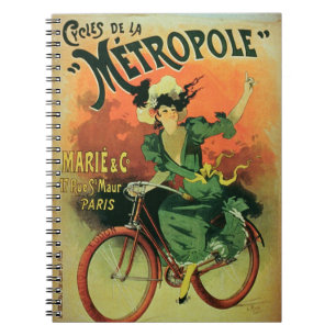 "Cycles de La Metropole", Marie u. Co. Notizblock
