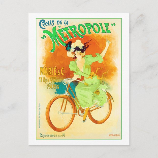 Cycles de la Metropole Postkarte (Vorderseite)