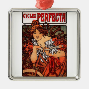 Cycles Perfecta Silbernes Ornament