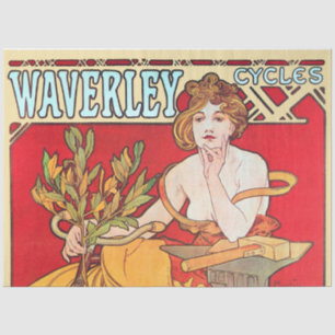 Cycles Waverley, Mucha Seidenpapier