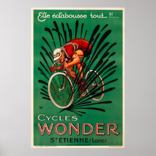 Cycles Wonder Fahrrad Poster Drucke