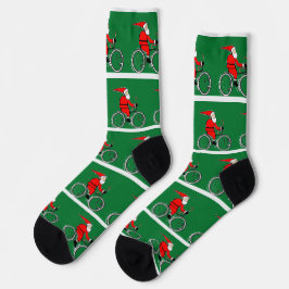 Cycling Bicycle Christmas Socken