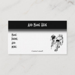 Cycling - Bike Business Card Visitenkarte