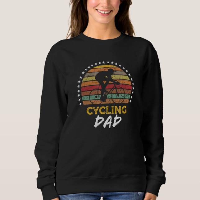 Cycling Biking Dad Father Bike Rider Graphic Sweatshirt (Vorderseite)