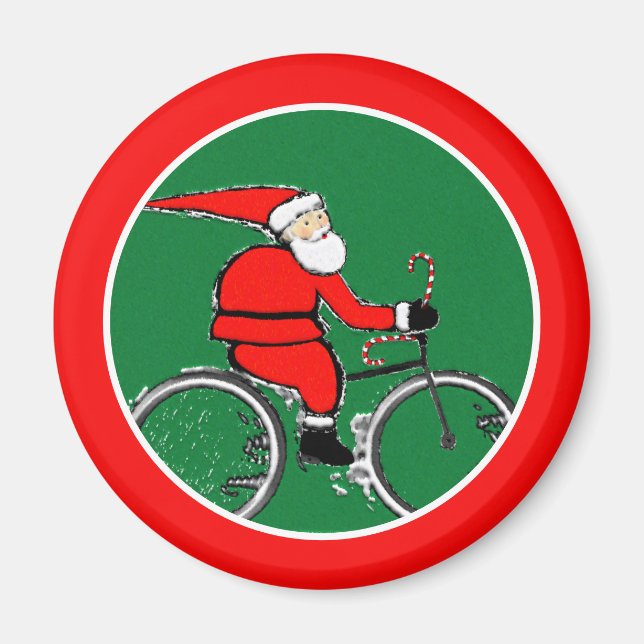 Cycling Biking Stocking Stuffer Magnet (Vorne)