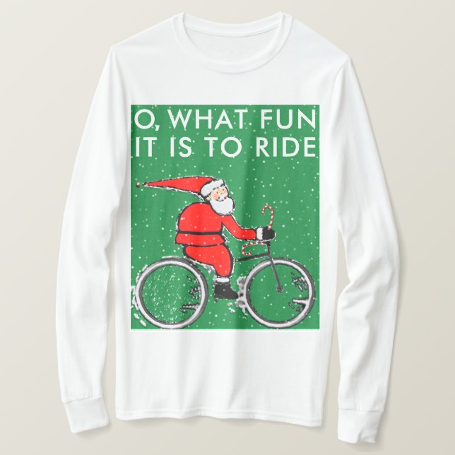 Cycling Christmas T-Shirt (Design vorne)