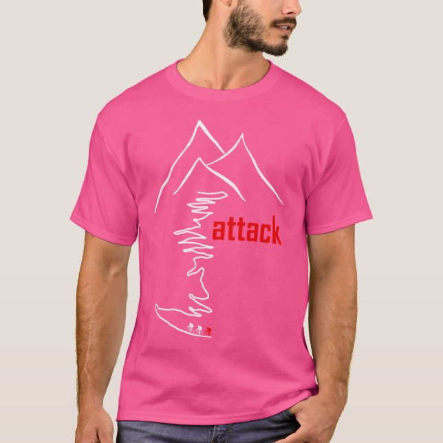 Cycling Climb Attack T-Shirt (Vorderseite)