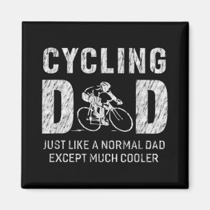Cycling Dad Gifts For Father Cycling Cool Dad Magnet