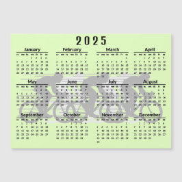 Cycling Design 2025 Kalender Magnetkarte