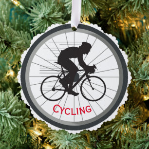 Cycling Design Paper Ornament Card Karte