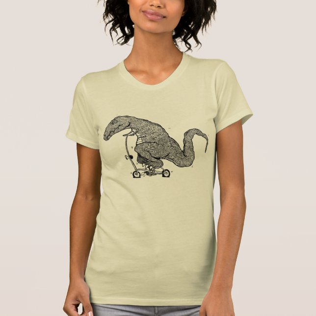 Cycling Dinosaur T-Shirt (Vorderseite)