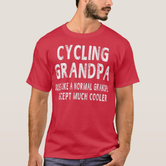 Cycling Grandpa Father's Day Gifts Grandpa Men's T-Shirt