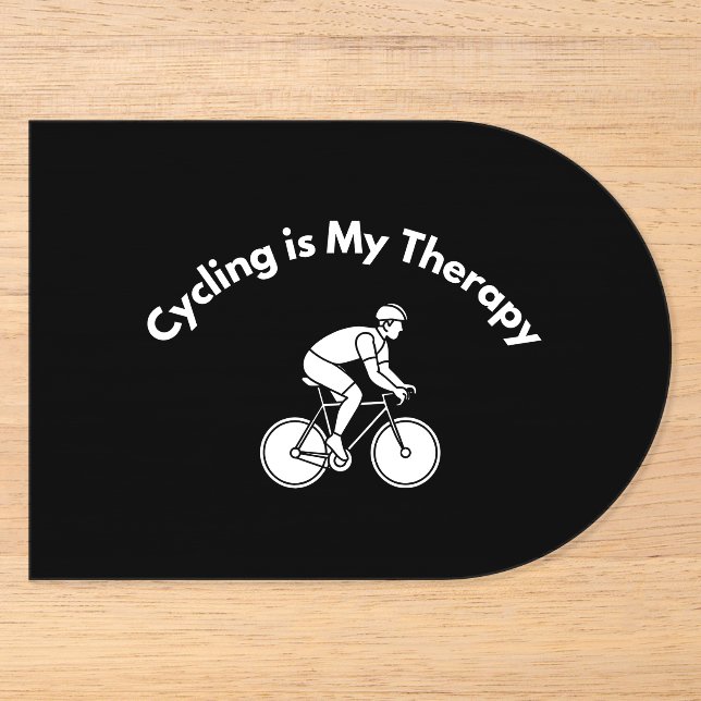 Cycling is My Therapy Acryleinladungen (Vorderseite)