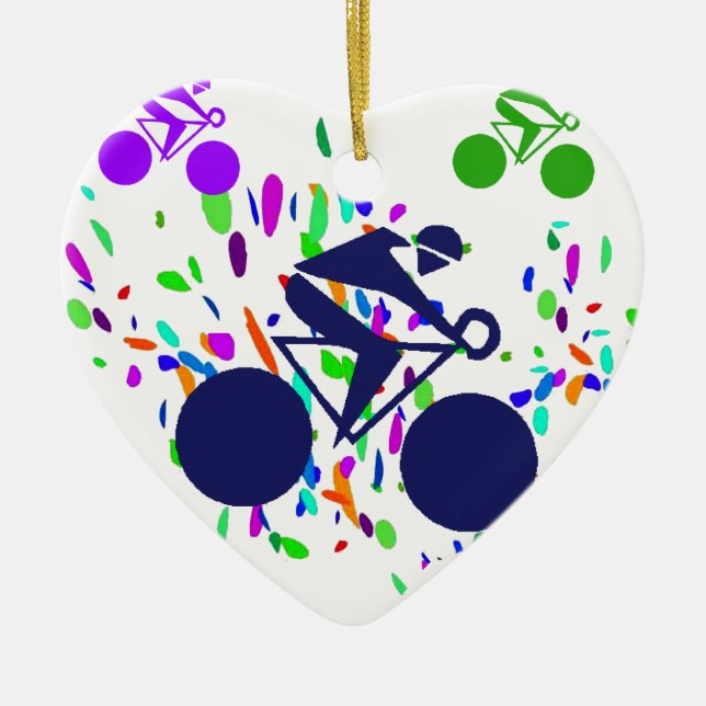 CYCLING KERAMIKORNAMENT (Vorne)