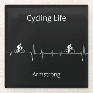 Cycling Life, Heartbeat anpassbar Glasuntersetzer