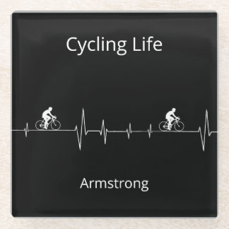 Cycling Life, Heartbeat anpassbar Glasuntersetzer