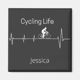 Cycling Life, Heartbeat anpassbar Magnet