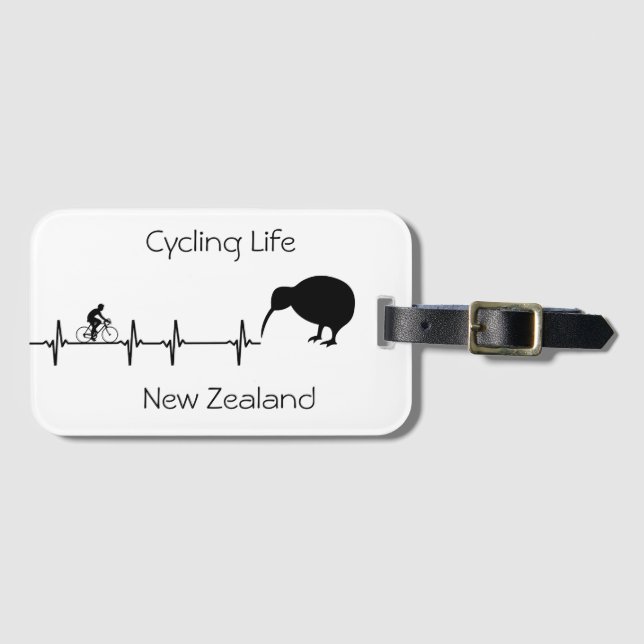 Cycling Life, Neuseeland anpassbar Gepäckanhänger (Vorderseite (Horizontal))