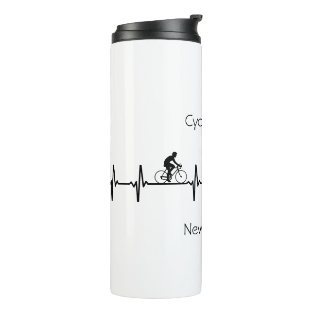 Cycling Life, Neuseeland anpassbar Thermosbecher (Nach links gedreht)