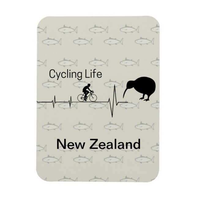 Cycling Life, Neuseeland Magnet (Vertikal)