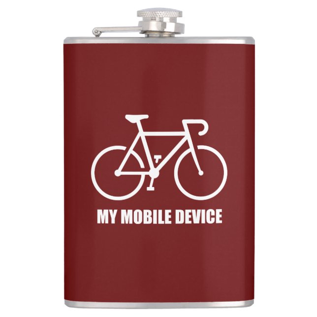 Cycling, mein mobiles Gerät Flachmann (Vorderseite)