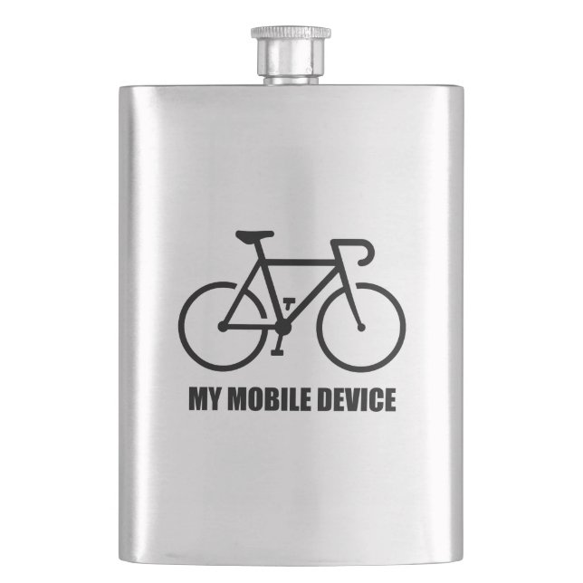 Cycling, mein mobiles Gerät Flachmann (Vorderseite)