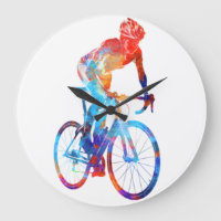 Cycling Road Bicycle Watercolor Painting