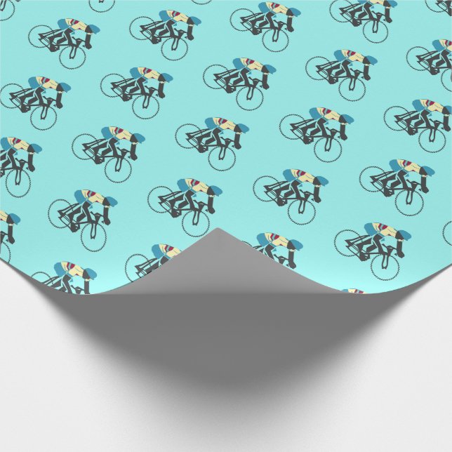 Cyclist #3 geschenkpapier (Ecke)