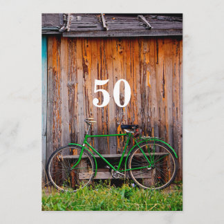 Cyclist Birthday Celebration Einladung - jedes Alt