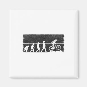 Cyclist Evolution Mountainbiken Fahrrad Fahren Magnet