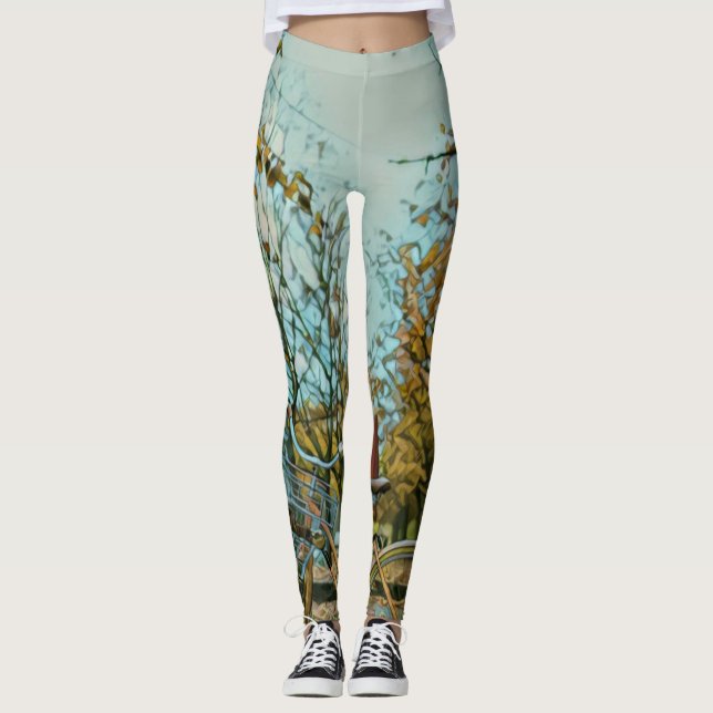 Cyclist gifts for him leggings (Vorderseite)