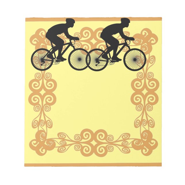 Cyclist Notepad Notizblock (Vorderseite)