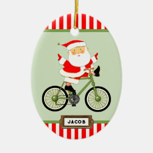 Cyclist Weihnachtsgeschenk Keramik Ornament