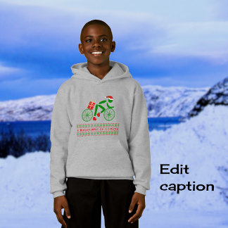 Cycliste de Noël coutume texte sportif