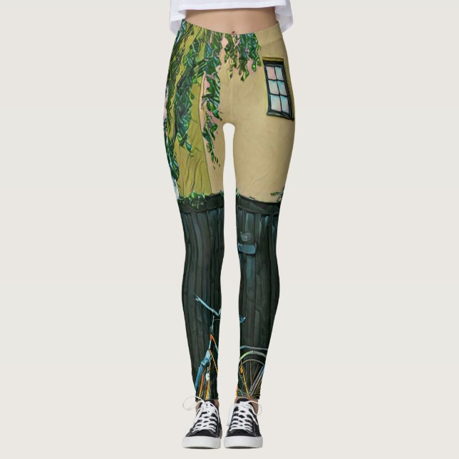 Cyclists gifts ideas leggings (Vorderseite)