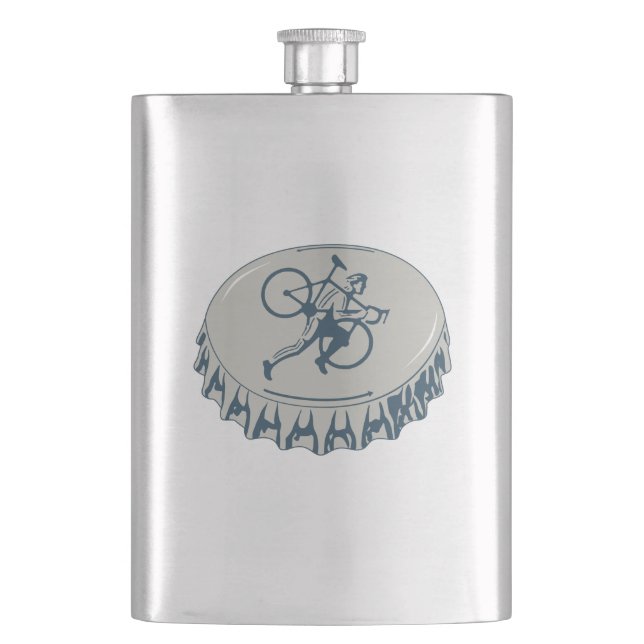Cyclocross Beer Flachmann (Vorderseite)
