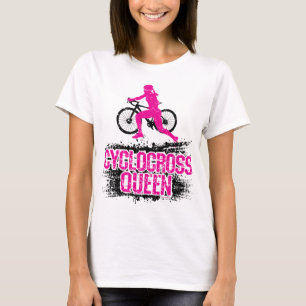 Cyclocross Queen Cyclo Cross CX Women Bicycle T-Shirt