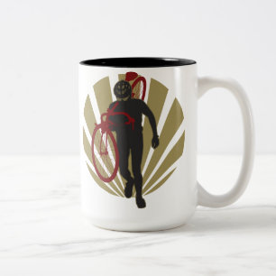 Cyclocross Soldat-Tasse Zweifarbige Tasse