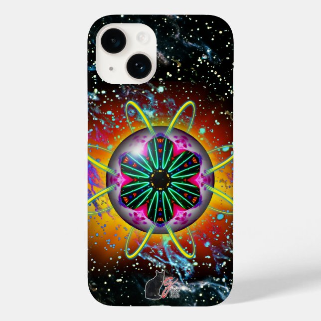 Cyclon Orbz Case-Mate iPhone 14 Hülle (Rückseite)