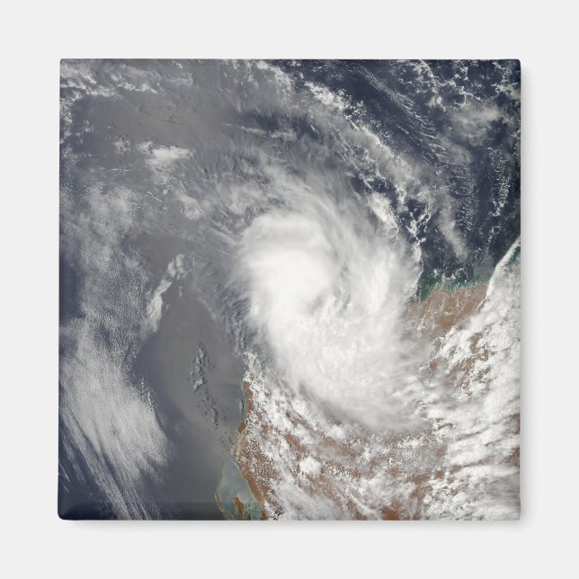 Cyclone Dominic vor der Küste der Western Austra Magnet (Vorne)