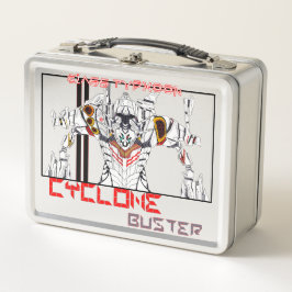 Cyclone Mecha Robot Metall Brotdose