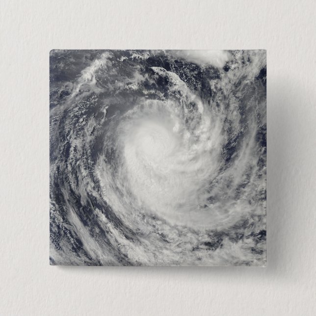 Cyclone Rene über den Südpazifik Button (Vorderseite)